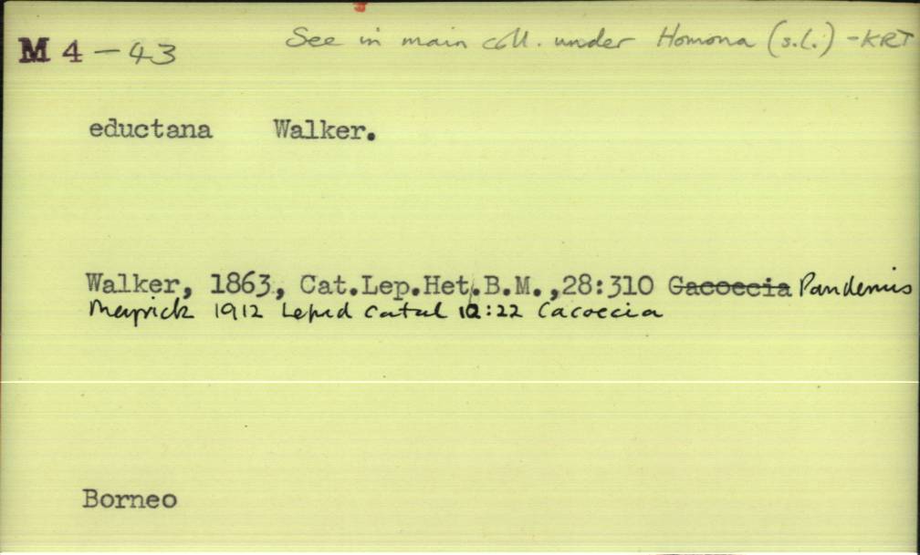 front of card
